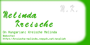 melinda kreische business card